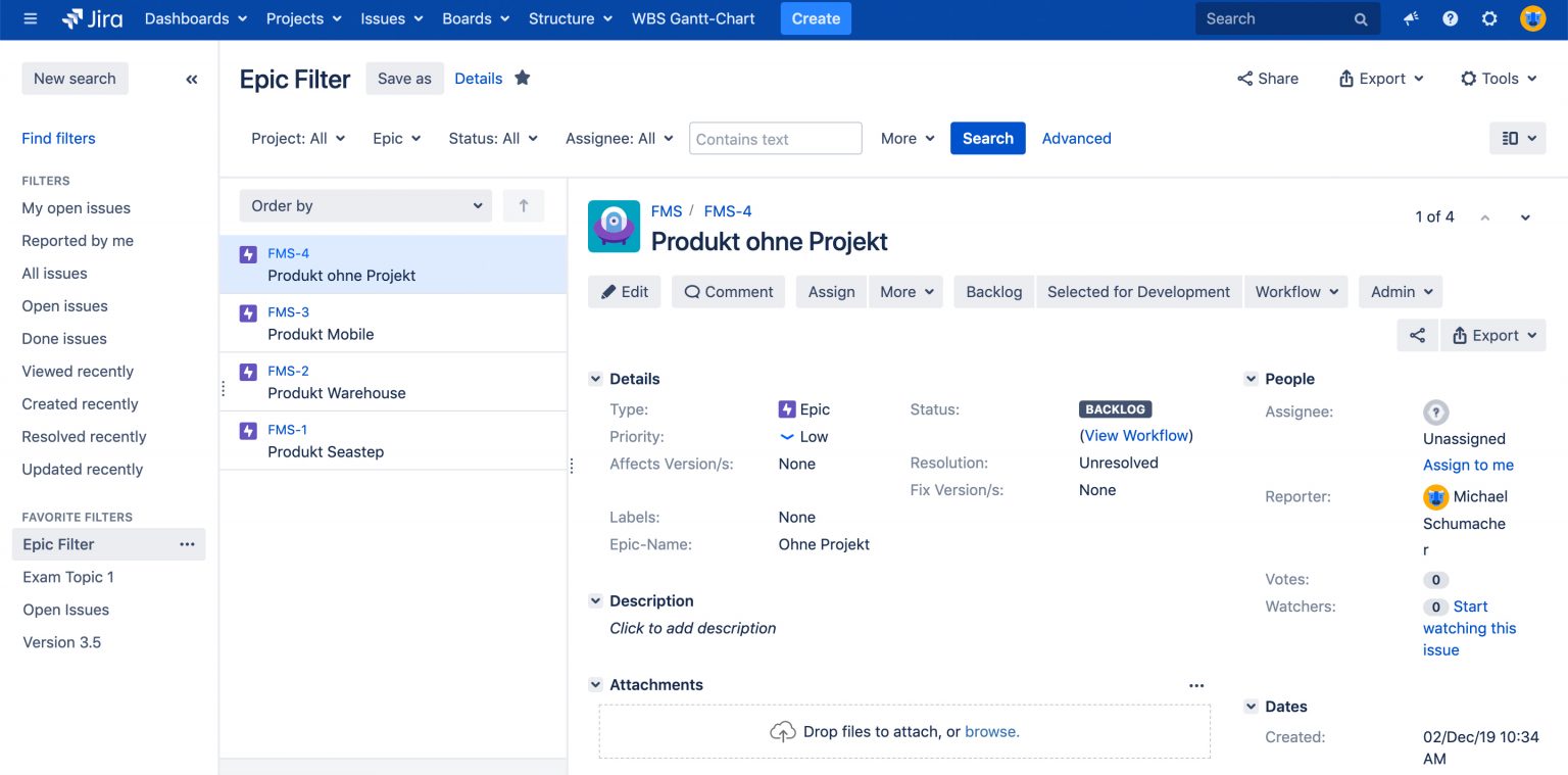 Jira Filter erstellen und teilen team neusta Atlassian Blog