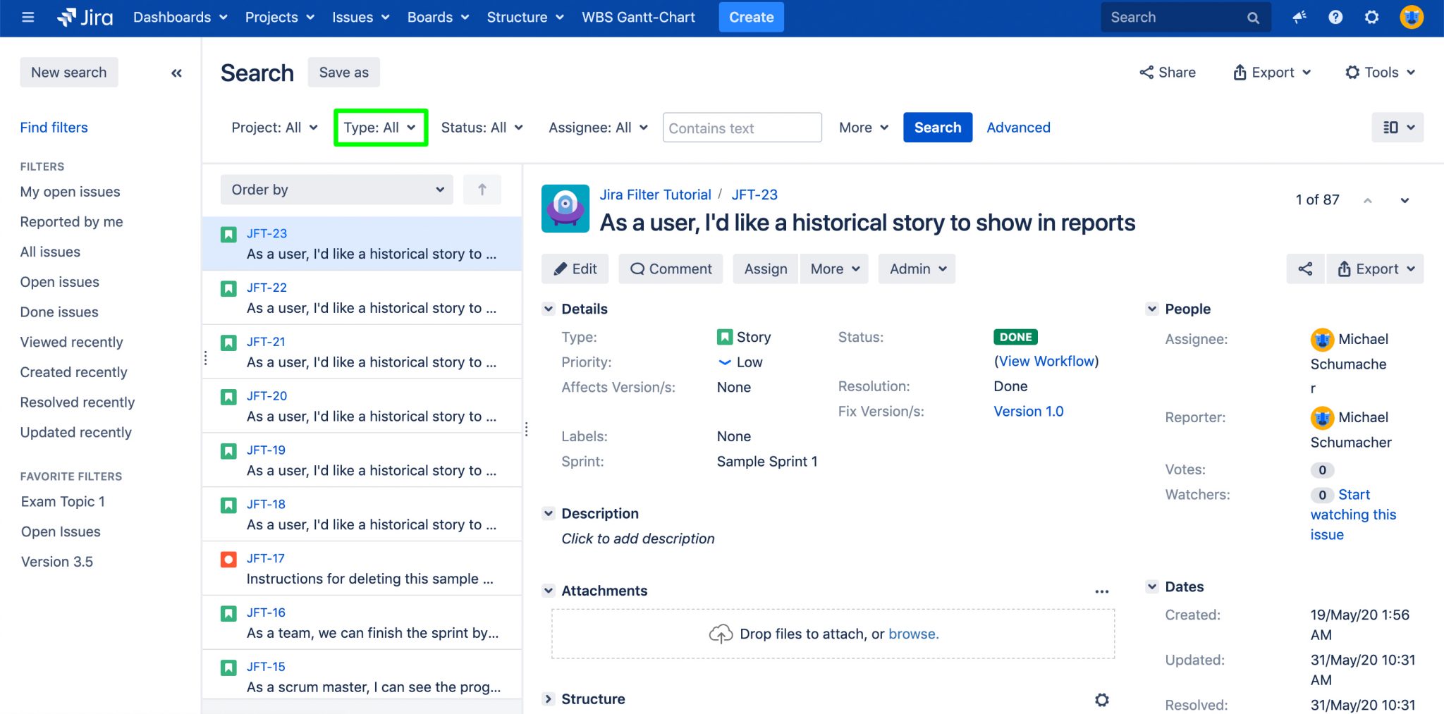 Jira Filter erstellen und teilen team neusta Atlassian Blog